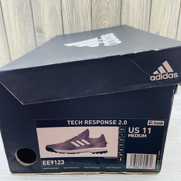 Adidas Mens Tech Response 2.0 Grey Soft Spike Golf Shoes EE9123 Size 11 - Picture 16 of 16
